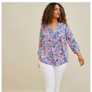 Torrid Harper Floral Purple SZ 5X